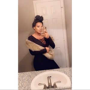 Faux Fur Stole